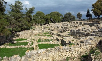The archaeological site of Agia Triada