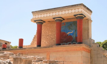 Τhe archaeological site of Knossos
